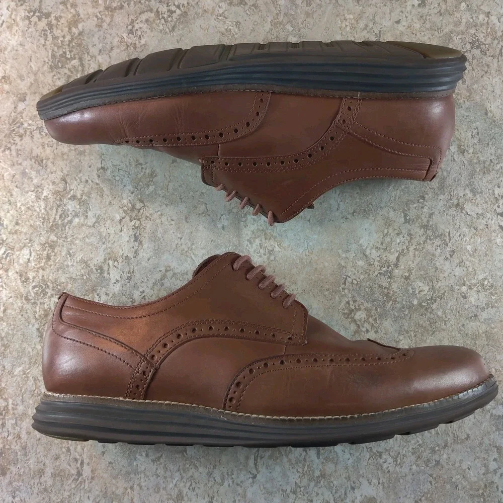 Cole Haan Men's Grand Shortwing Oxford Woodbury Java C26472 US 11.5 W